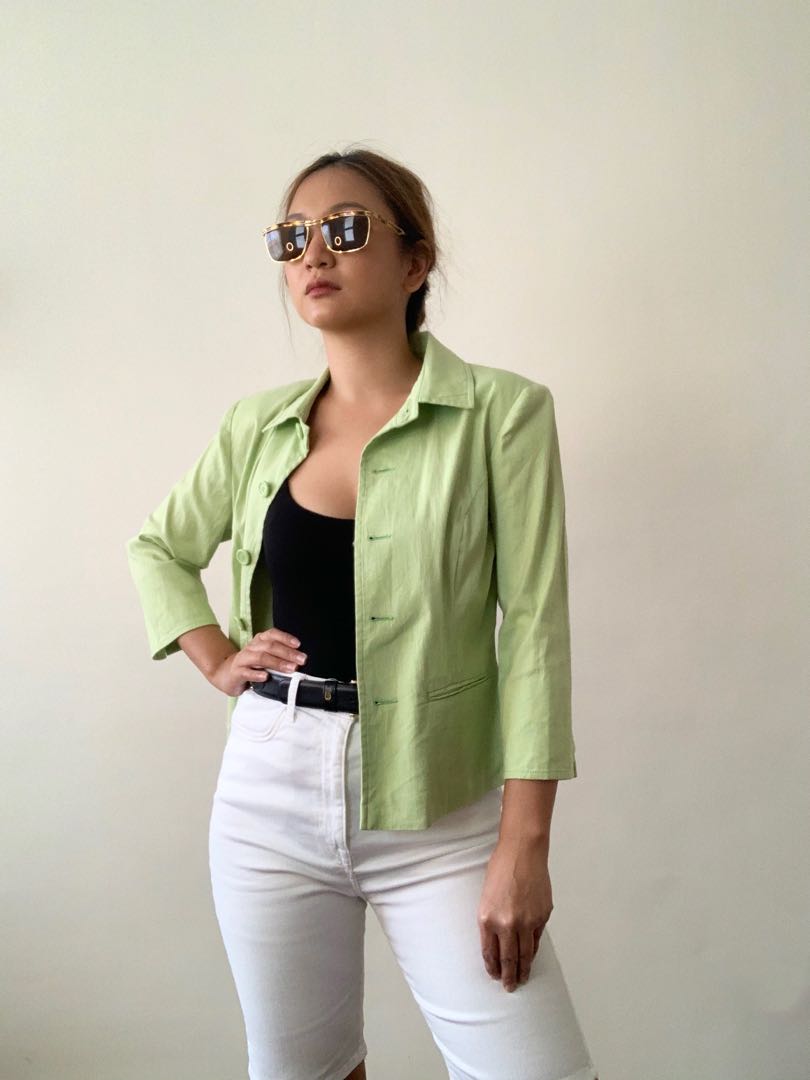 Apple green jacket womens store