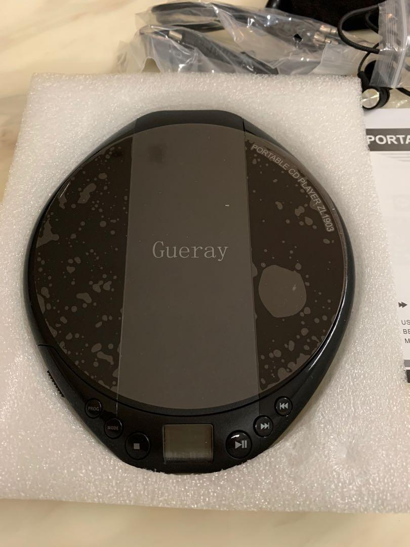 Gueray Portable CD Player HiFi Classic Personal CD Discman with