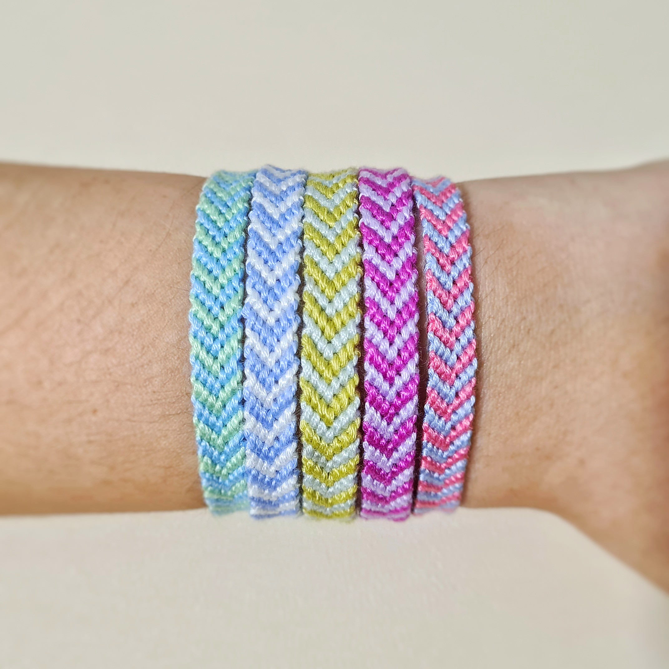 Handmade Stripes Friendship Bracelet Series 1 Women s Fashion