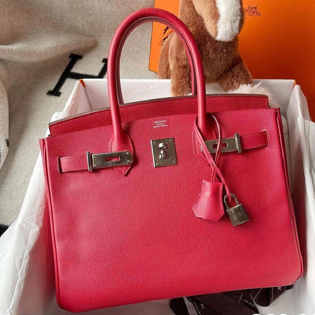 Hermes Birkin 30 in Togo Gold with GHW, Luxury, Bags & Wallets on Carousell