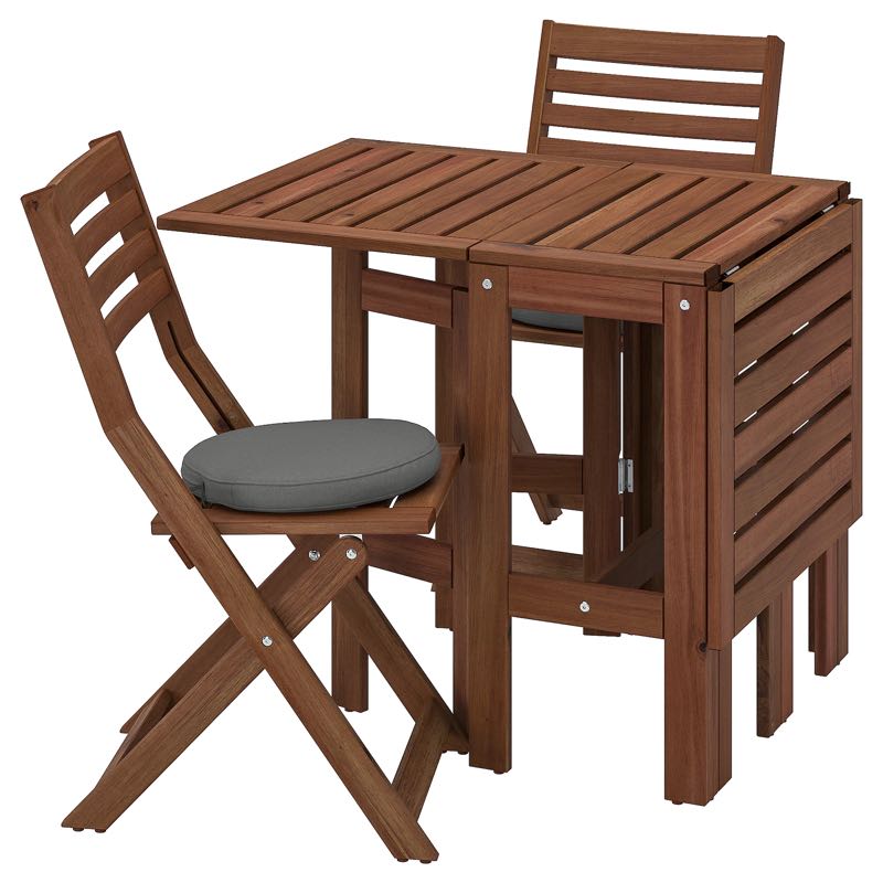 IKEA APPLARO Outdoor Table and Chair Set, Furniture & Home Living