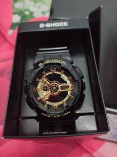Jam tangan G-Shock GA-110GB-1ADR black gold