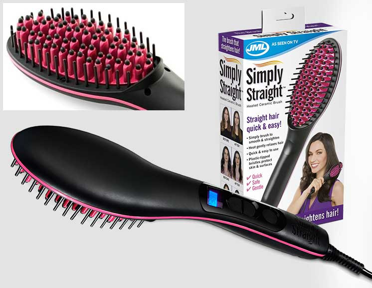 JML Simply Straight Ceramic Styling Brush with box Beauty Personal Care Hair on Carousell