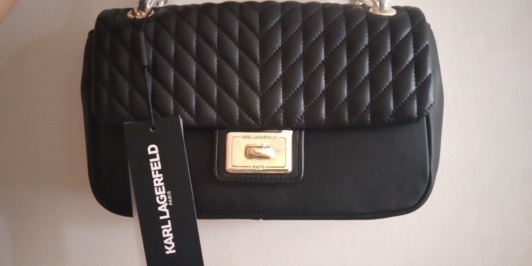 Karl lagerfeld agyness outlet quilted bag