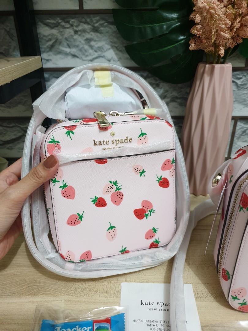 kate spade strawberry vanity bolsa