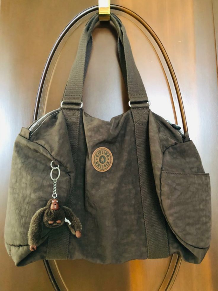 KIPLING TOTE BAG 100% ORIGINAL, Fesyen Wanita, Tas \u0026 Dompet di Carousell