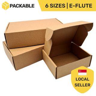 Kraft Mailer Box / Courier Box / Corrugated Cardboard Box - 5 Sizes - [Ready Stocks]