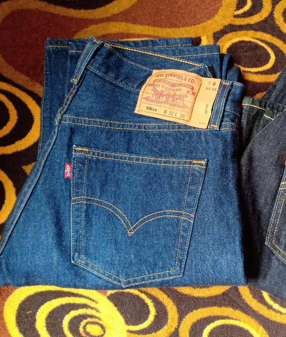 Levis 501xx non selvedge, Men's Fashion, Bottoms, Jeans on Carousell