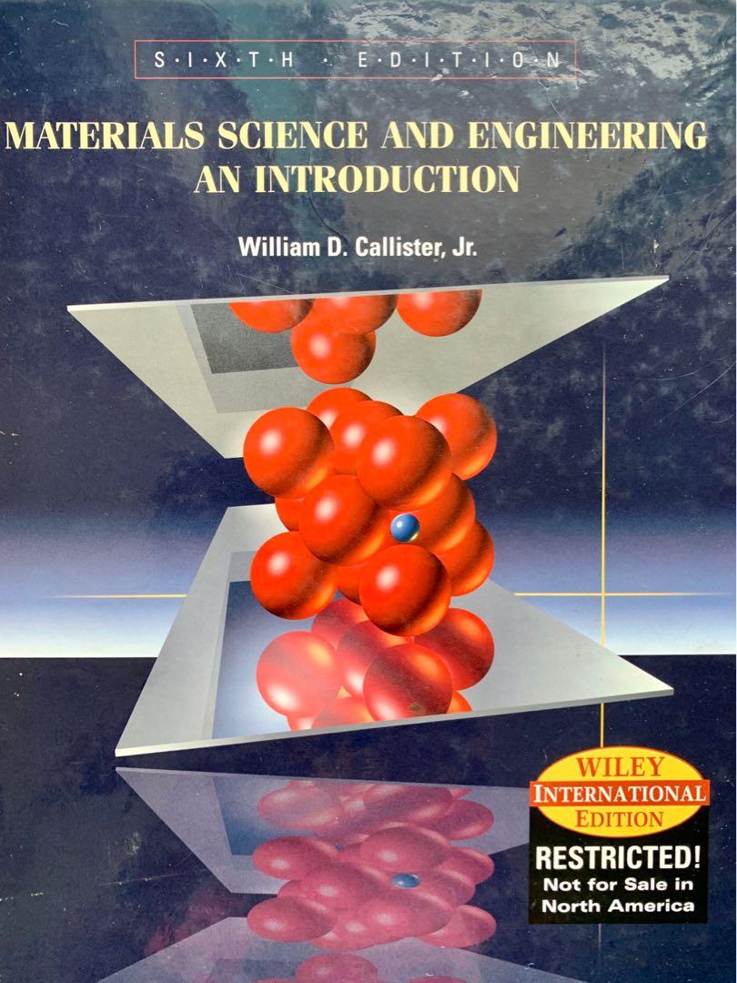 Materials Science And Engineering An Introduction Hobbies Toys