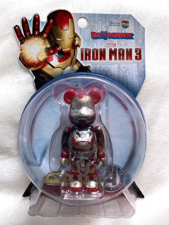Medicom Marvel Iron Man 3 Mark XLII 42 Damage ver. 100% Bearbrick