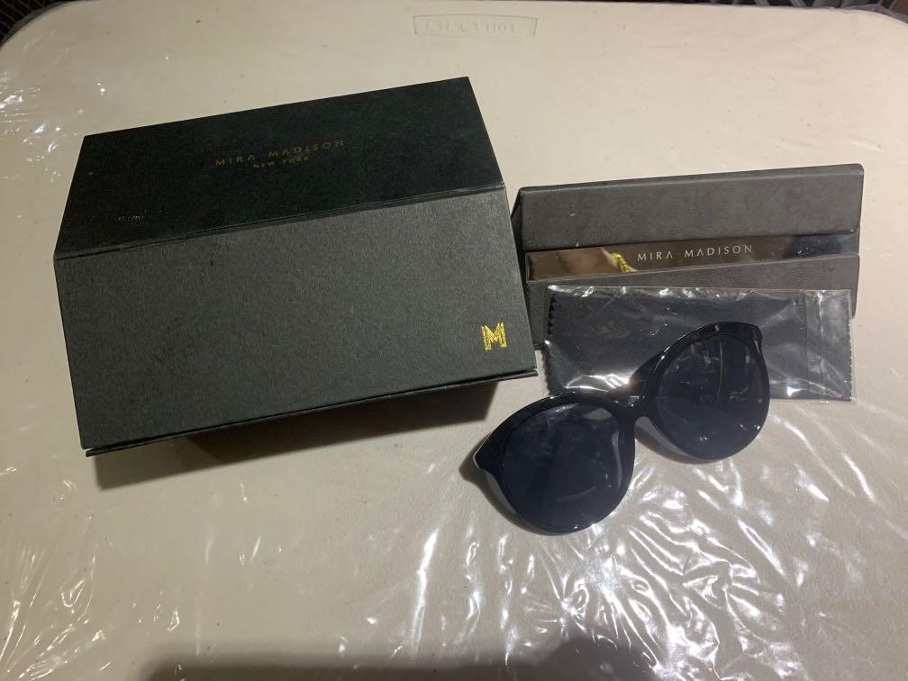 Mira Madison Shades (Category: Sunglasses & Eyewear) located in Mandaluyong City. Submitted by malola (Listing ID 1087385796, Image 2). Description: Mira Madison New York With box, sun glass case, wiper & sunglasses.