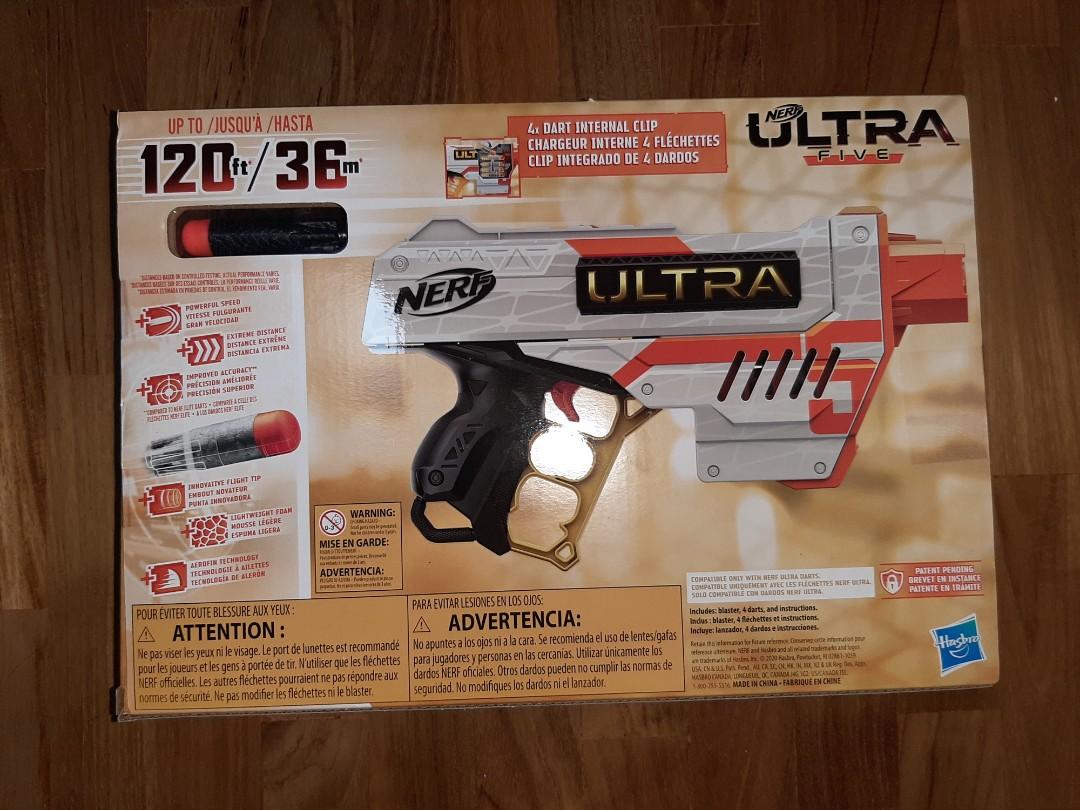 Nerf Ultra, blaster motorisé Strike, chargeur, 10 fléchettes AccuStrike,  compatible uniquement avec fléchettes Nerf Ultra