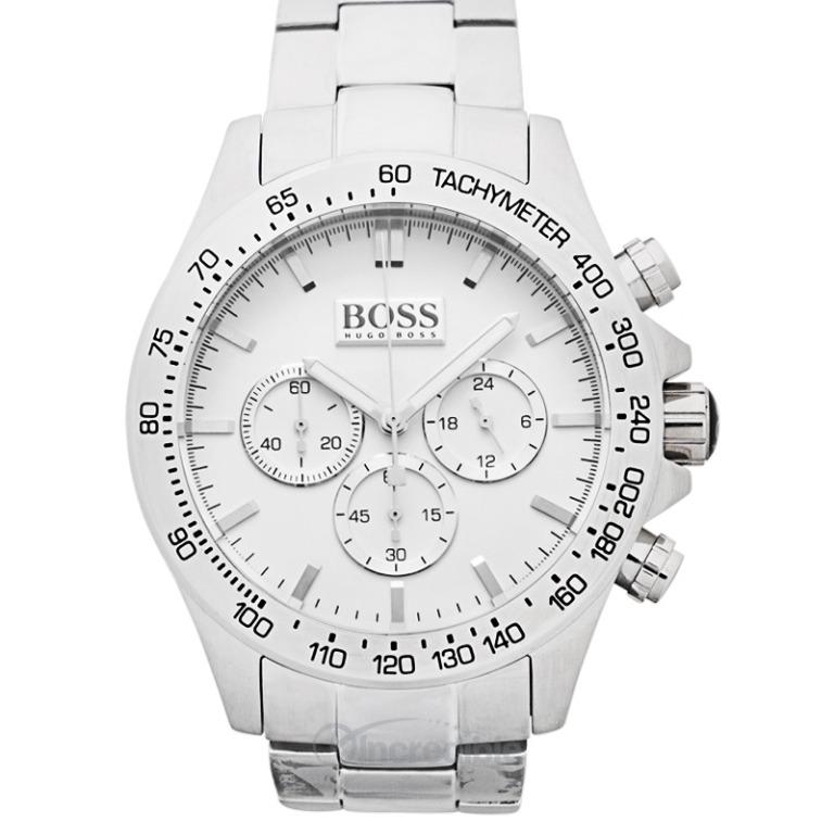 NEW Hugo Boss Ikon Silver Genuine Men s Watch 46mm HB1512962