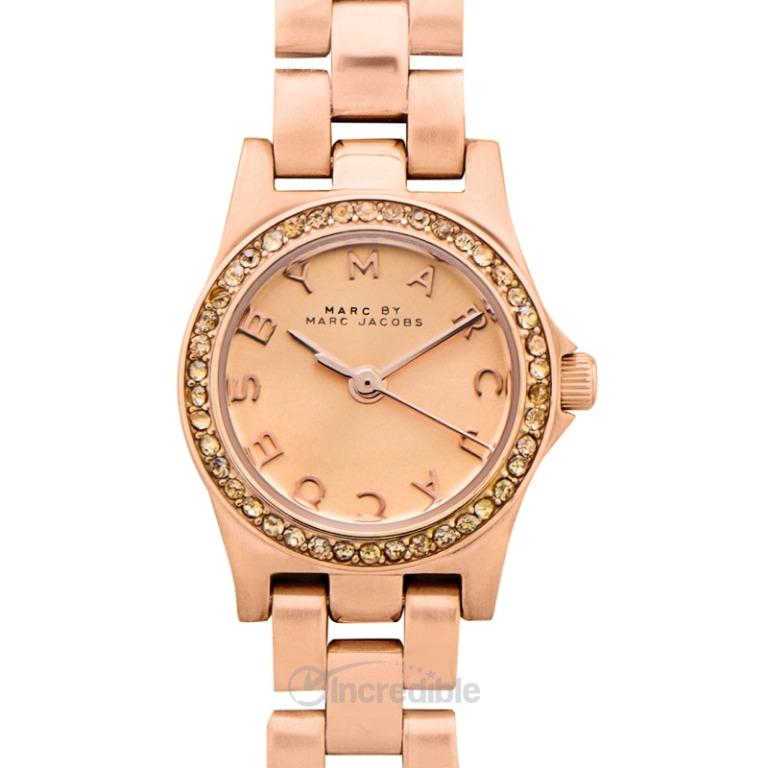 NEW Marc By Marc Jacobs Women s Henry Dinky Glitz Rose Gold Tone