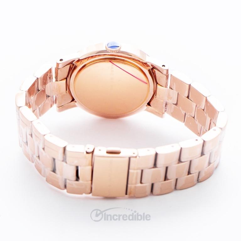 NEW Marc By Marc Jacobs Amy Black Women s Rose Gold Classic Watch