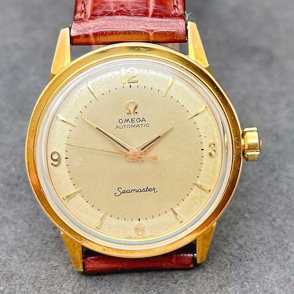 Omega Seamaster 18m Solid Gold Bumper Auto 34mm cal.354 亞米加撞陀