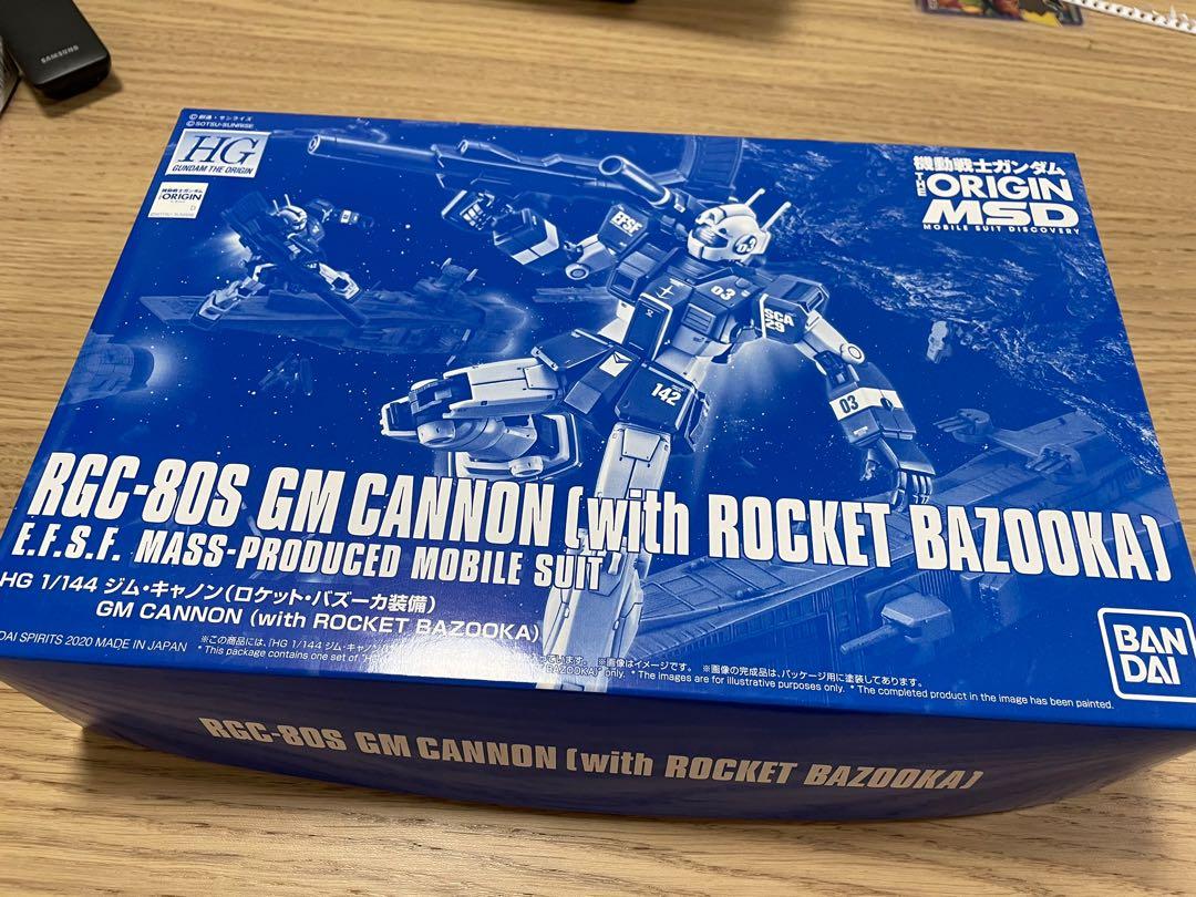 Origin MSD RGC-80S HG 1/144 GM CANNON (with ROCKET BAZOOKA) E.F.S.F ...