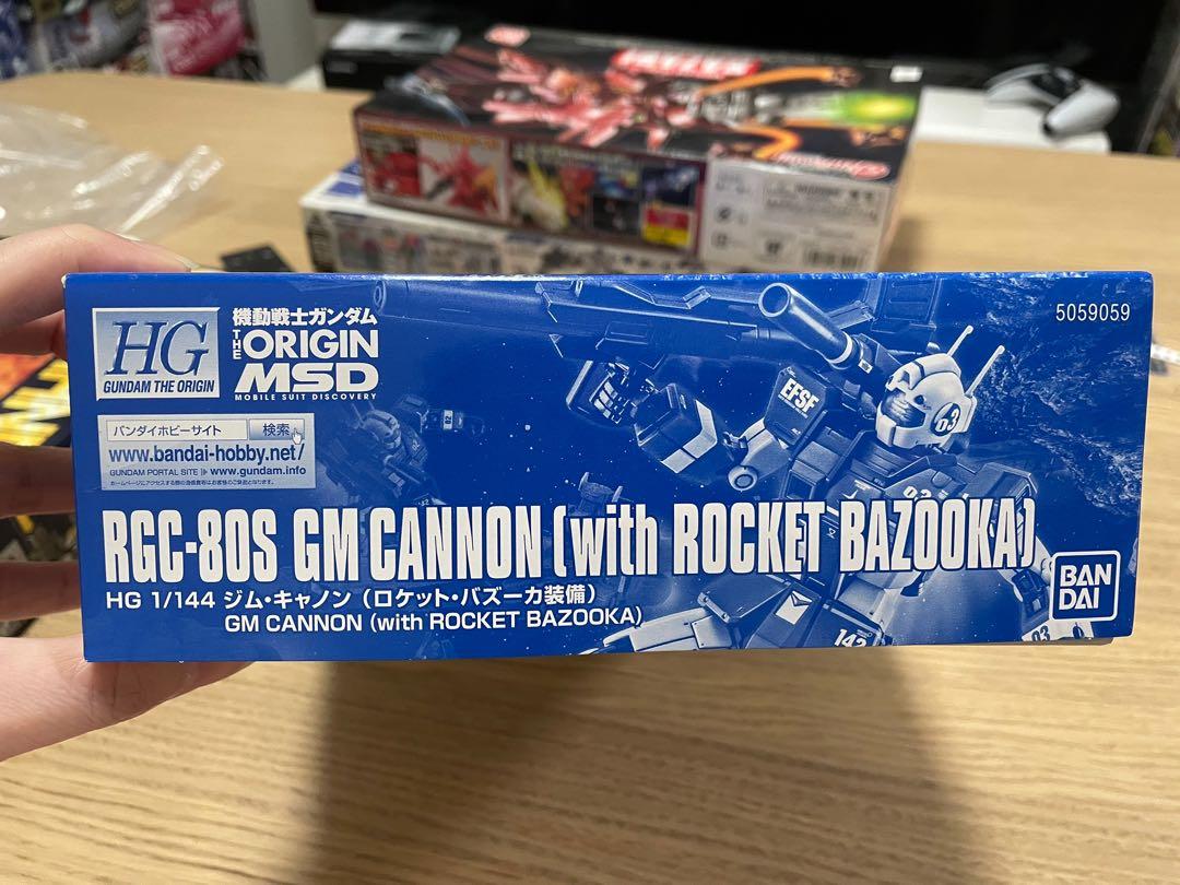 Origin MSD RGC-80S HG 1/144 GM CANNON (with ROCKET BAZOOKA) E.F.S.F ...