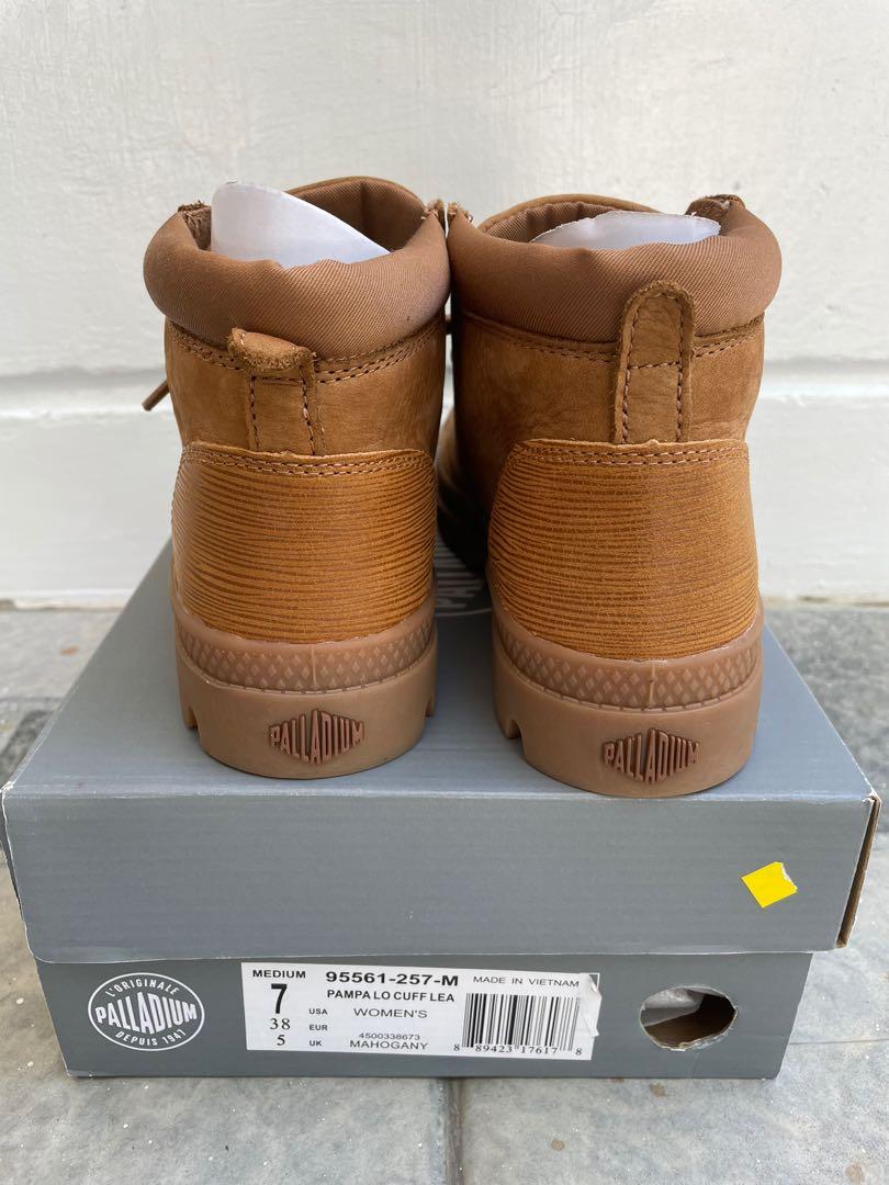 Palladium Pampa Lo Cuff Leather Boots