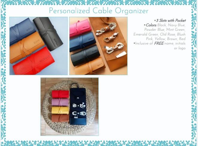 Personalized Cable Organizer (Category: Chargers & Cables) located in Pasig City. Submitted by mecerb16 (Listing ID 1087411978, Image 1). Description: .