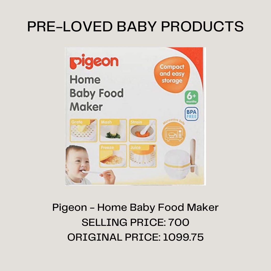 Pigeon Hime Baby Food Maker Babies Kids Nursing Feeding Weaning Toddler Feeding On Carousell Pigeon Hime Baby Food Maker Babies Kids Nursing Feeding Weaning Toddler Feeding On Carousell