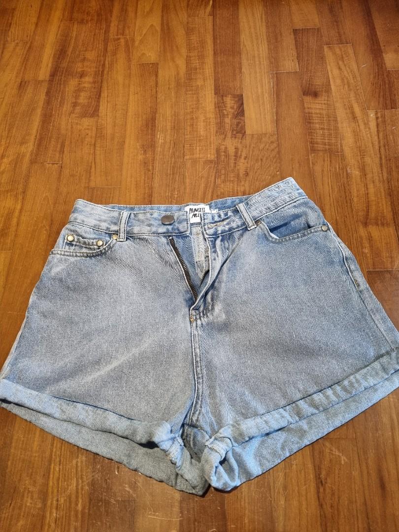 Pale denim shorts Clearance