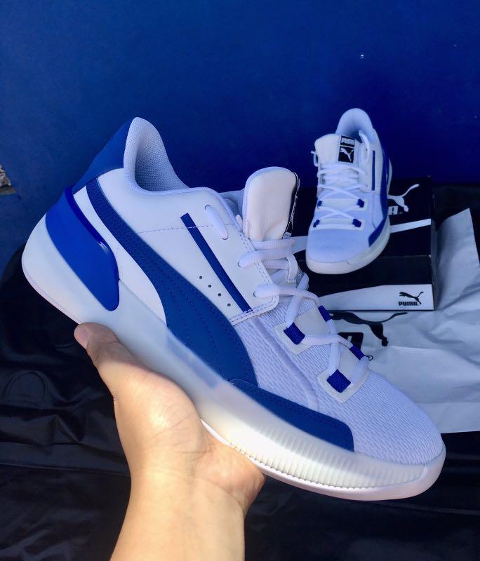 Puma clyde top hardwood blue