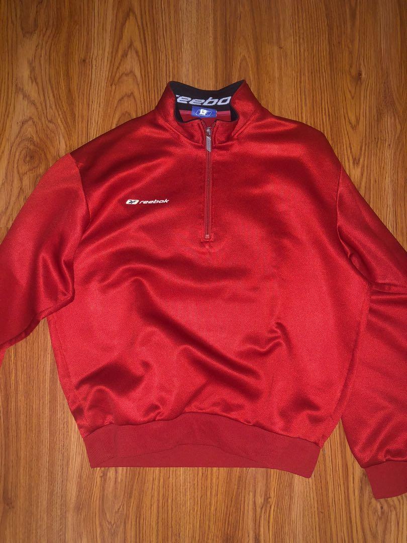 reebok half zip jacket