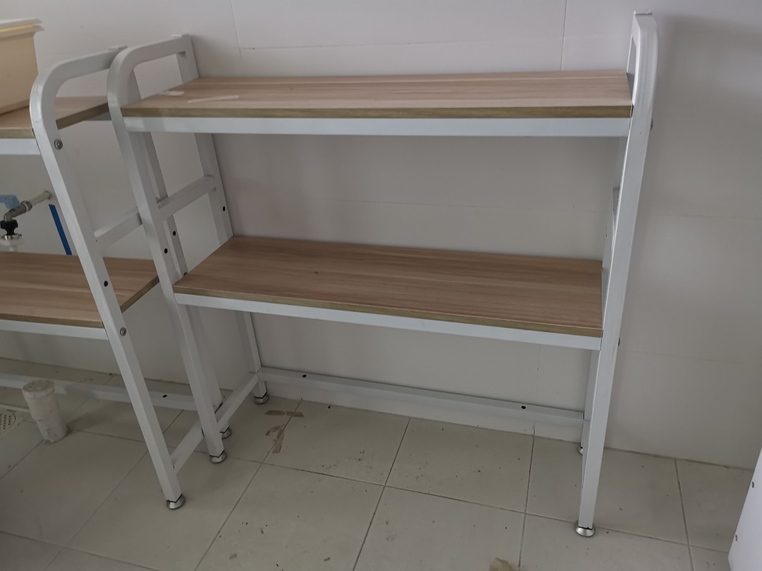 Must clear soon!!! Shelf unit for table top shelves for ikea PAHL, Furniture & Home Living