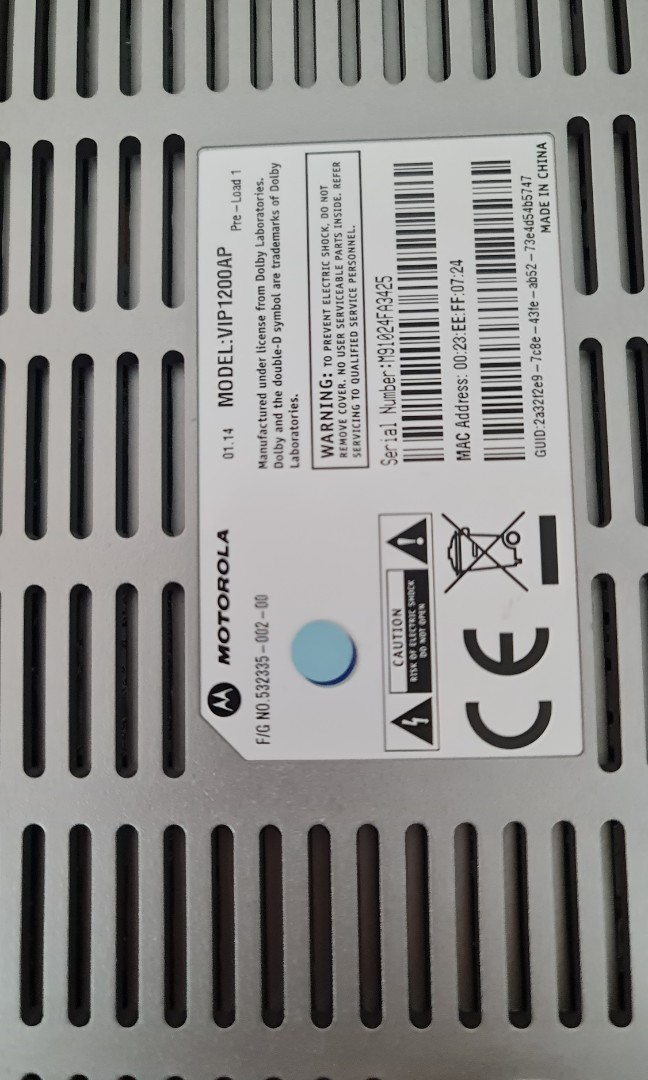 Singtel Digital Mio TV SetTop Box replacement unit, TV & Home