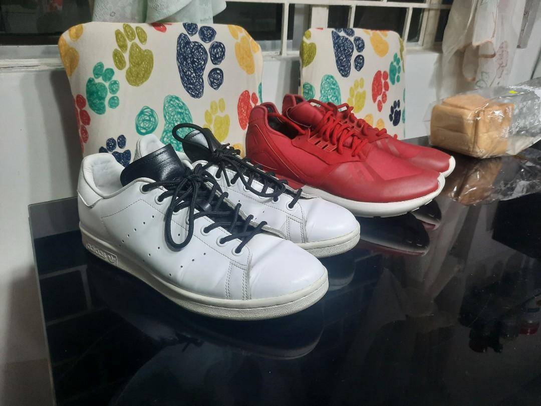 stan smith x tubular (Category: Sneakers) located in Manila. Submitted by whateverkbye (Listing ID 1087335913, Image 1). Description: adidas stan smith adidas tubular v1 both size 8.5 pair only 1250 as pack.