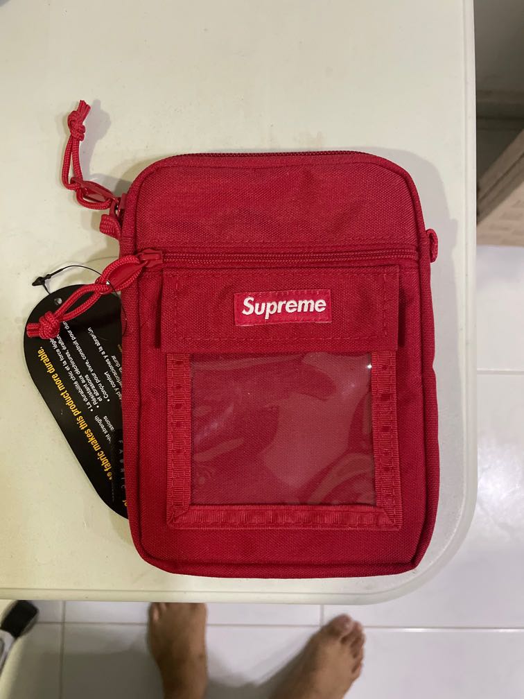 supreme utility pouch red