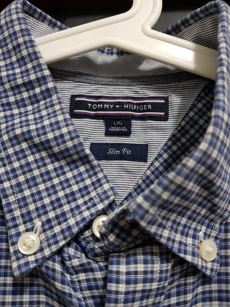 Tommy Hilfiger Shirt Original Authentic Kemeja Pria