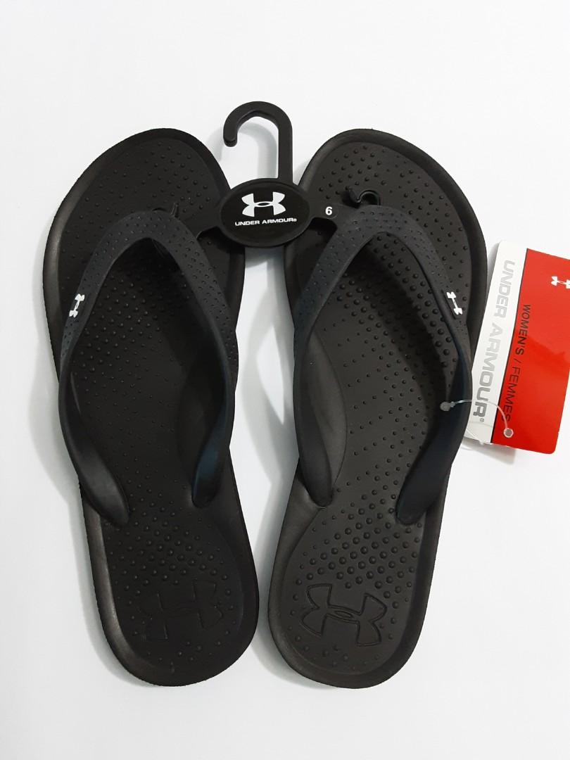Under armour slippers best sale womens