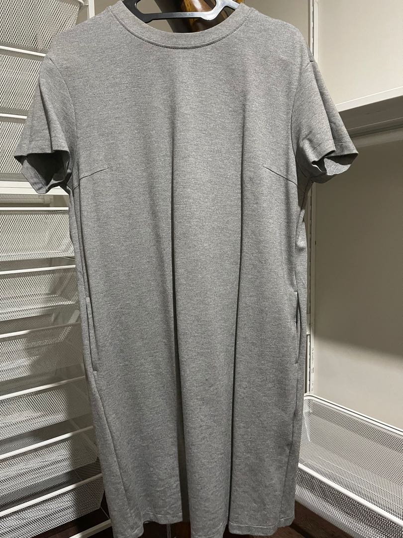 uniqlo dress bahan kaos tebal size L 