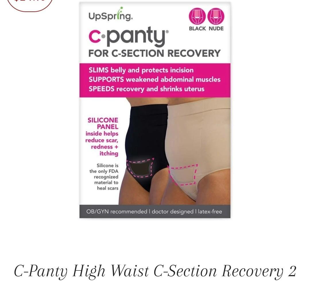 UpSpring C-Panty For C-Section Recovery Black Size L/XL