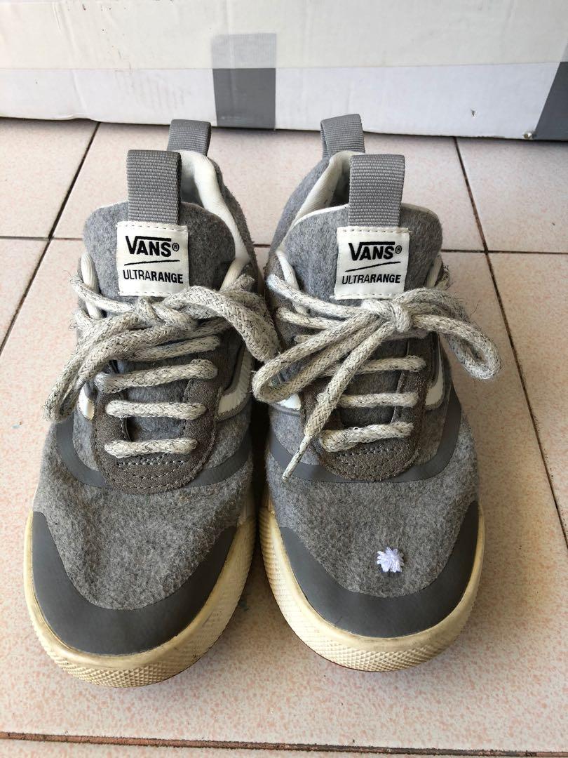 vans ultracush gray
