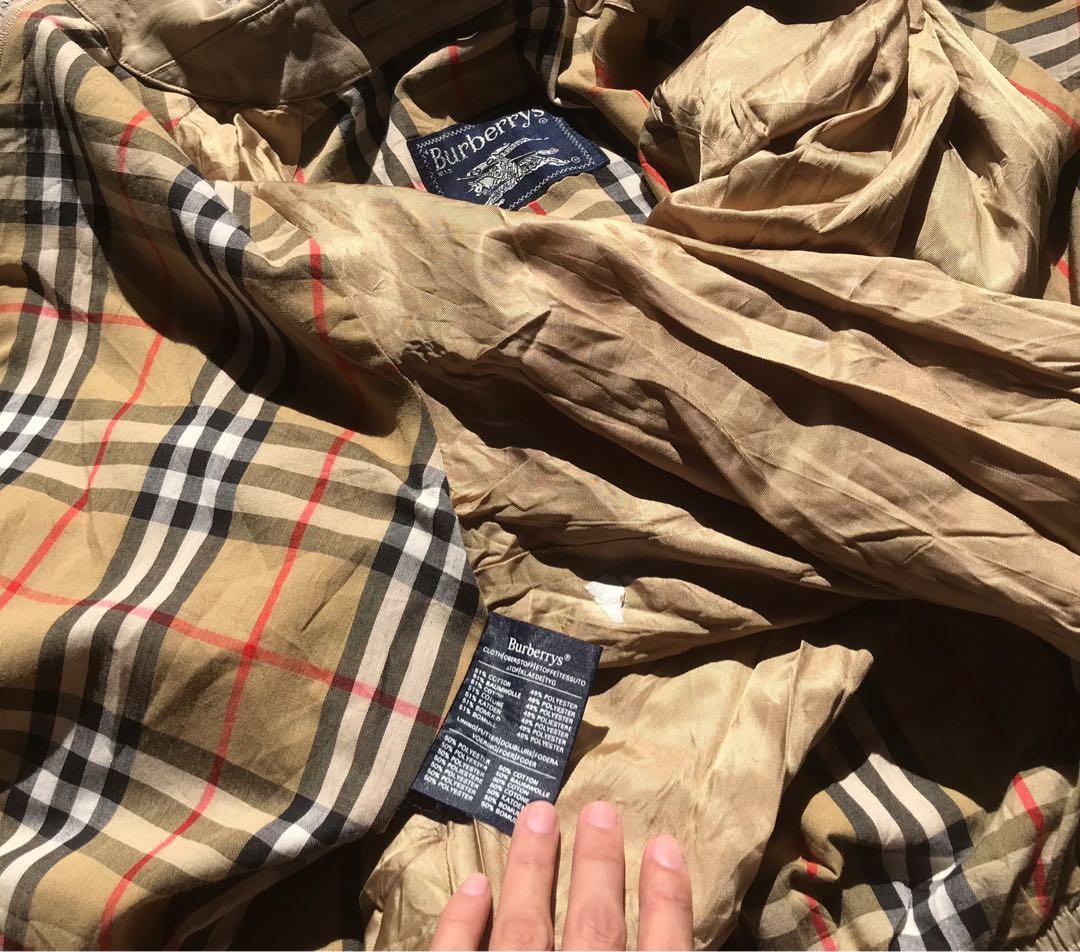 Original Vintage 80 90 s Burberry Harrington Jacket
