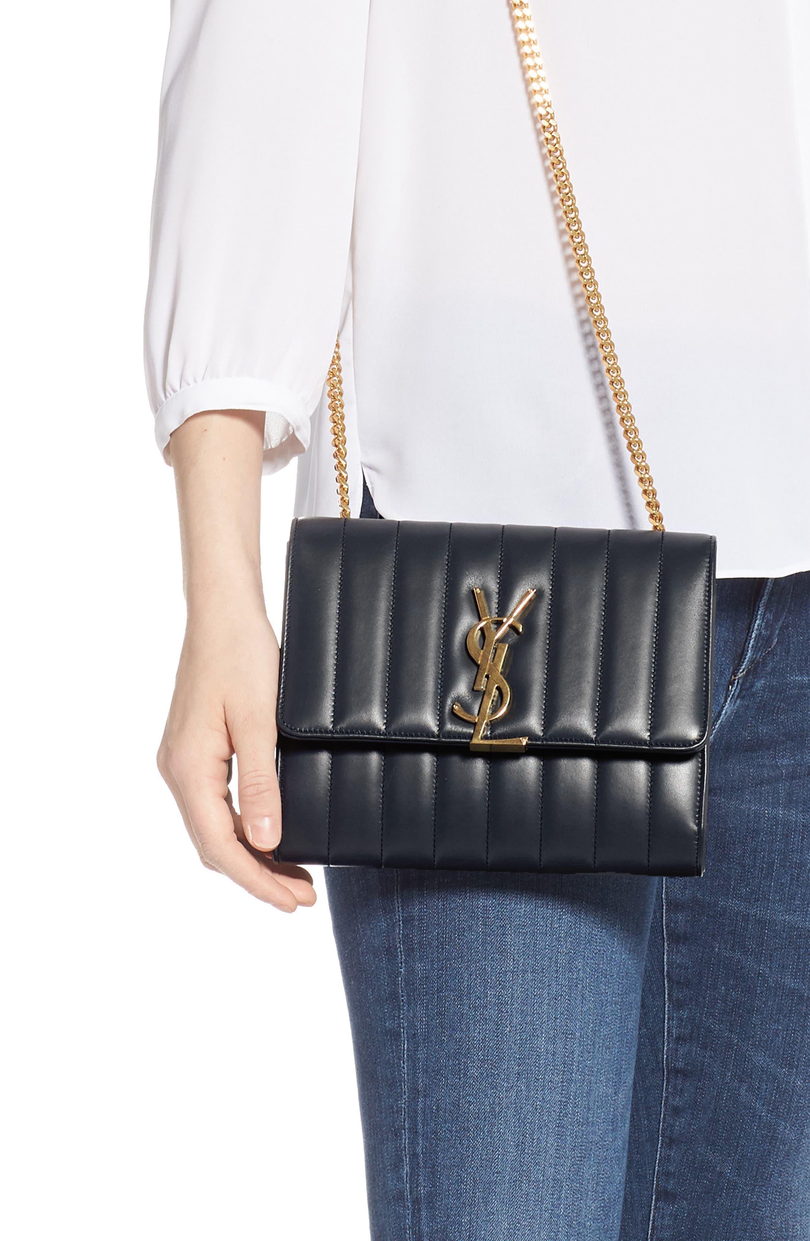 YSL Saint Laurent Vicky Chain Wallet Bag