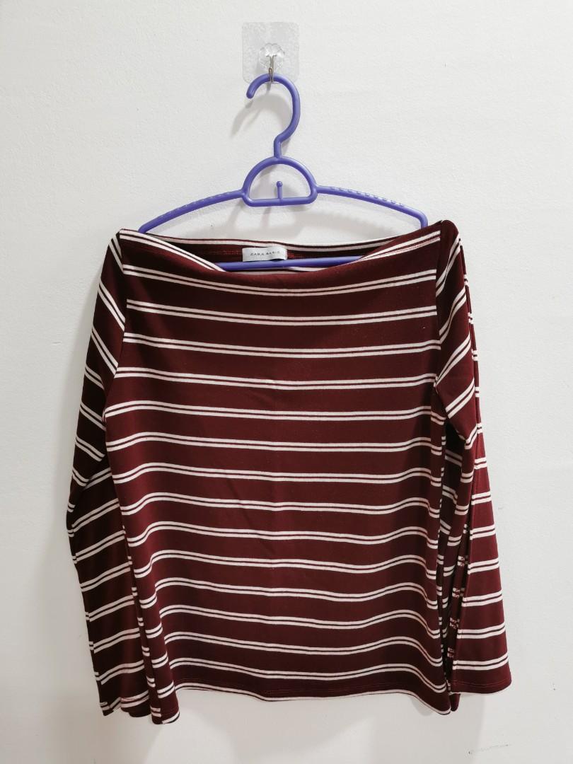 ZARA basic (Category: Blouses) located in Jelutong. Submitted by shinyac0928 (Listing ID 1087295711, Image 1). Description: free size Zara PM for more photo.