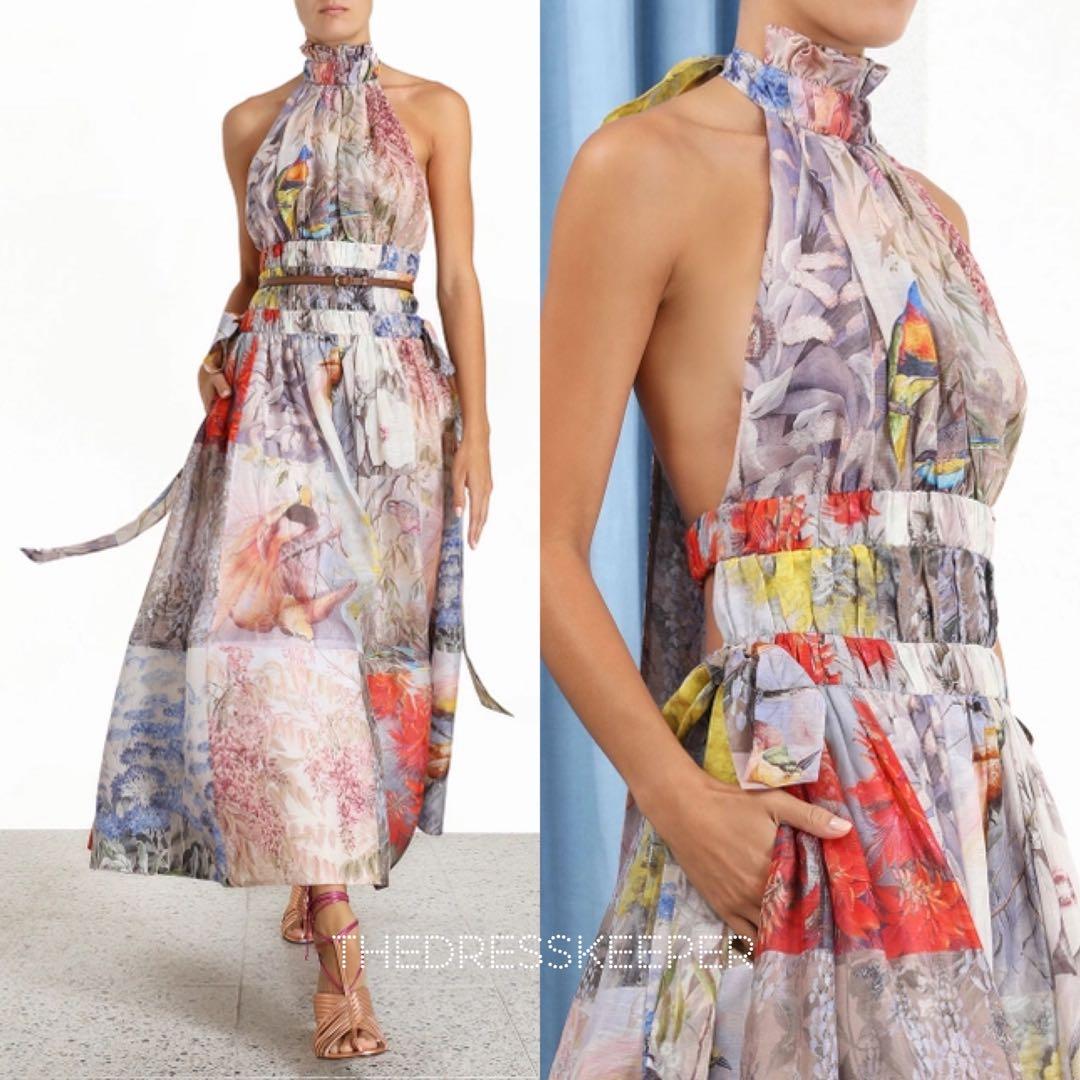 Zimmermann botanica halter gown Clearance