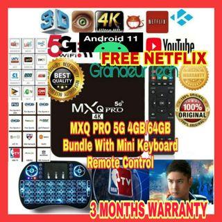 🔥2021 New🔥 MXQ Pro 4K 5G Android Smart Tv box MXQ4k MXQPRO