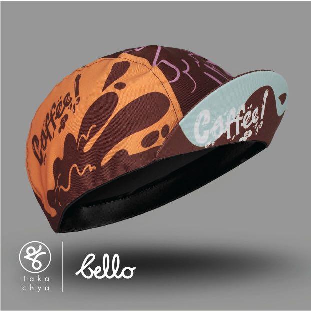 218 Bello Cyclist Designer Collaboration Cycling Cap Coffee