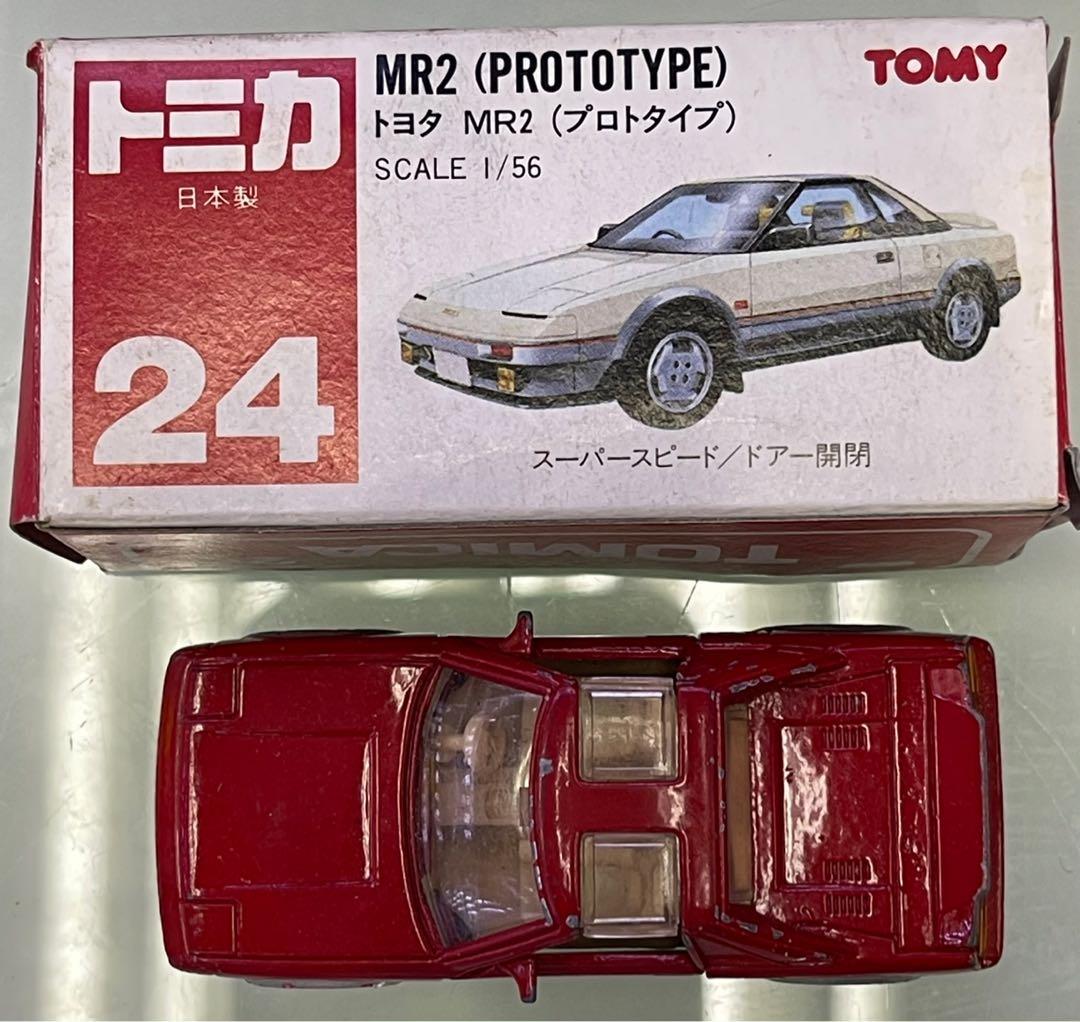 平讓絕版中古tomica 24 Mr2 Prototype 跑車日本製金屬車仔模型 興趣及遊戲 玩具 遊戲類 Carousell
