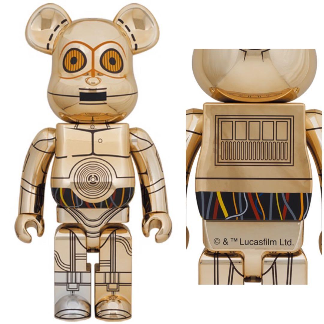 純正買付メディコムトイ ベアブリック starwars C-3PO スターウォーズ 400％と100％セット　未開封　レア キューブリック、ベアブリック