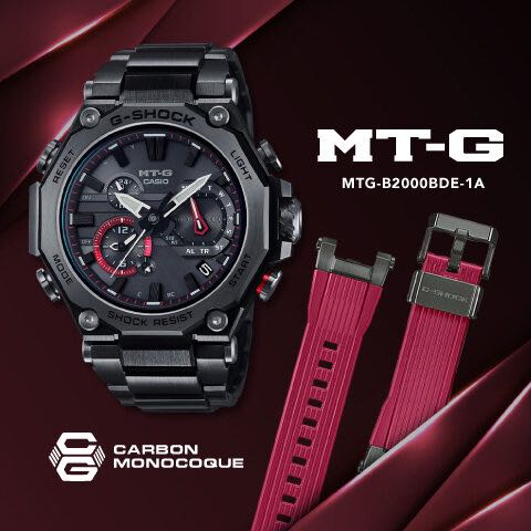 Fully Booked Mtg B00bde 1 Full Ion Plated Black Mtg With Red Resin Replacement Band Mtg B00bde 1 Mtgb00 Mtgb00 G Shock Gshock Casio Casio Mobile Phones