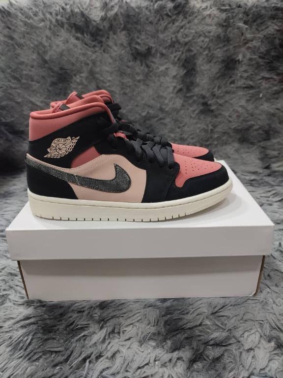 Air jordan 1 mid burgundy shop