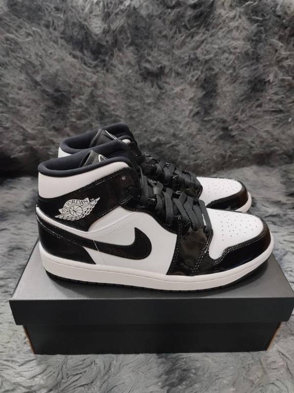 Jordan aj 1 mid black white online