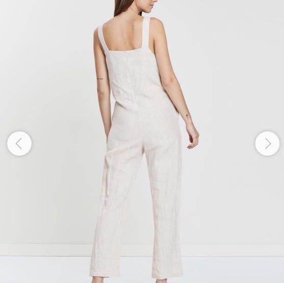 Assembly Label wide strap linen Jumpsuit 30offparty