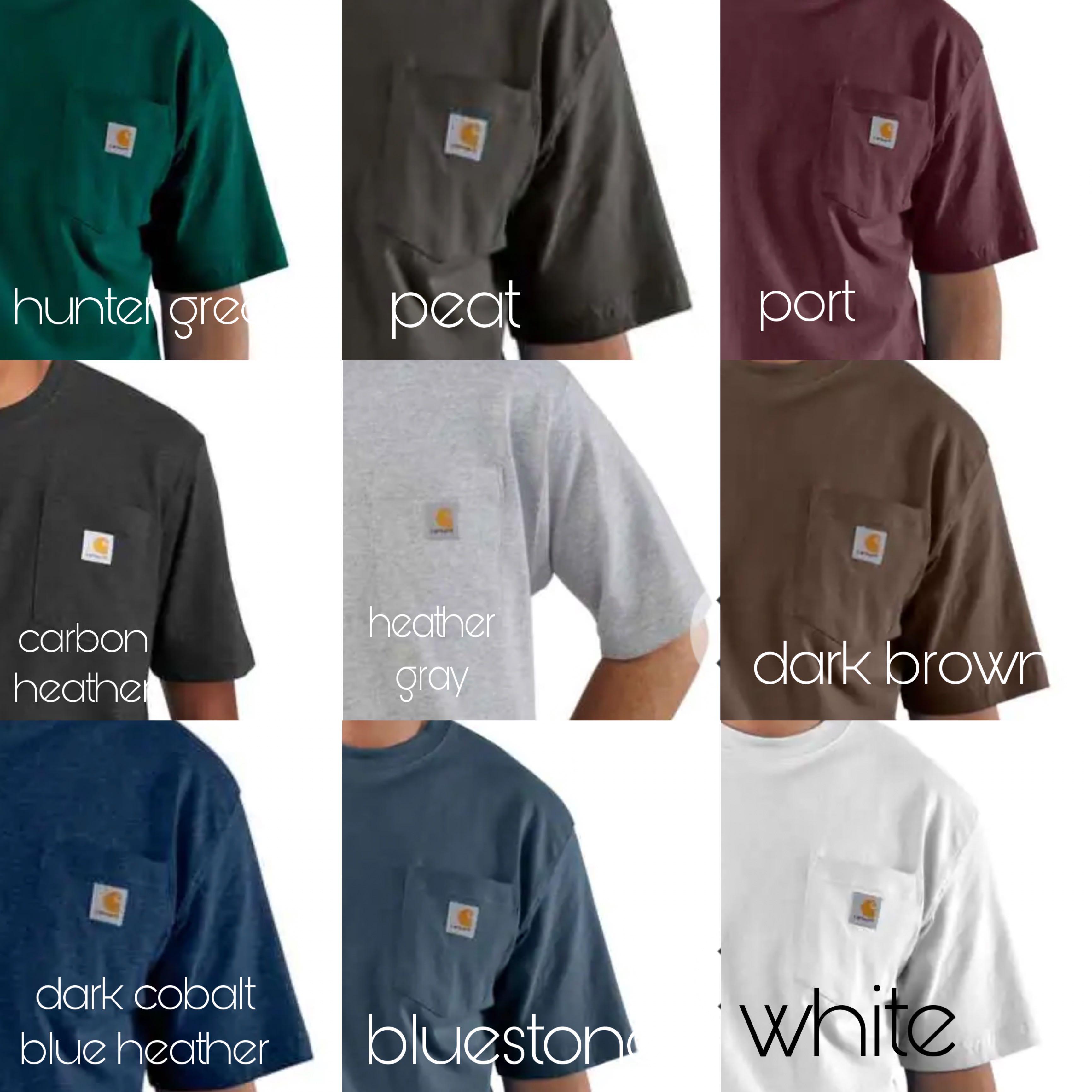 Carhartt t new arrivals shirt colors